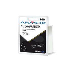 Armor - Cartuccia ink Compatibile  per Hp - Nero - N°56 - 21 ml