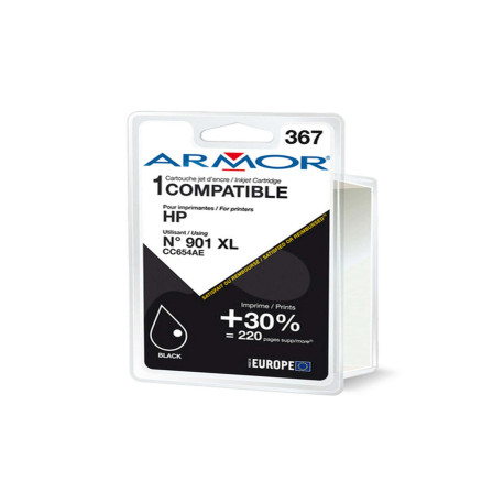 Armor - Cartuccia ink Compatibile  per Hp - Nero - N°901 XL BK - 21 ml