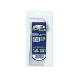 Cucchiaio compact Reuse -18 cm - PS - trasparente - Dopla - conf. 20 pezzi