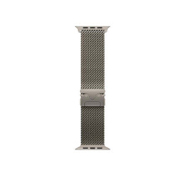 Apple Loop in maglia milanese in titanio naturale (49 mm) - Small