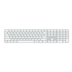 Apple Magic Keyboard con Touch ID e tastierino numerico per Mac con chip Apple - Tedesco - Tasti bianchi
