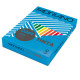 Carta Fabriano Colore - A3 - 160 gr - colori forti azzurro - Fabriano - conf. 125 fogli