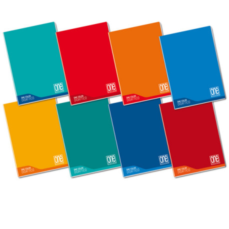 Maxiquaderno Linea Blu One Color - A4 - 1 rigo - 18 + 1 fogli - 100gr - Blasetti