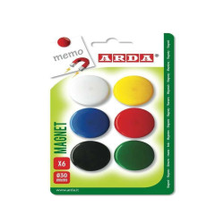 Arda BLISTER 6 MAGNETI DIAMETRO 30 MM.