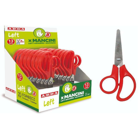 Arda FORBICE LEFT MANCINI 13CM - ESPOSITORE 20PZ