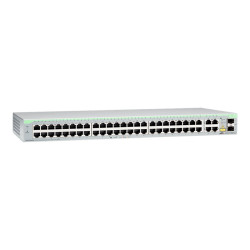 Allied Telesis AT FS750/52 WebSmart Switch - Switch - intelligente - 48 x 10/100 + 2 x 10/100/1000 + 2 x combo Gigabit SFP - de