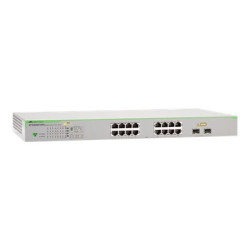 Allied Telesis AT GS950/16PS - Switch - gestito - 16 x 10/100/1000 (PoE+) + 2 x combo Gigabit SFP (PoE+) - desktop, montabile s