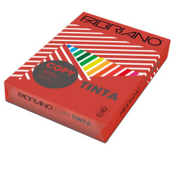 Carta Fabriano Colore - A3 - 80 gr - colori forti rosso - Fabriano - conf. 250 fogli