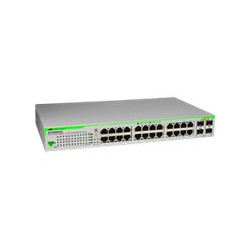 Allied Telesis AT GS950/24 WebSmart Switch - Switch - gestito - 24 x 10/100/1000 + 2 x GBIC - desktop