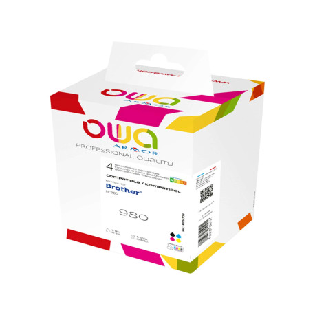 Armor - Confezione multipla 5 cartucce ink Compatibile - per c/Brother - 2BK/1C/M/Y - LC 980/LC 1100