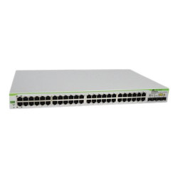 Allied Telesis AT GS950/48 WebSmart Switch - Switch - gestito - 48 x 10/100/1000 + 4 x SFP condiviso - desktop