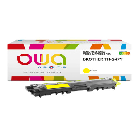 Armor - Toner Compatibile per Brother TN-247 - Giallo - K18604OW - 2.300 pag