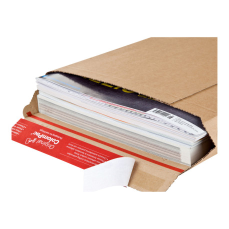 ColomPac CP 010 - Busta postale - espandibile - formato A4 - 215 x 300 mm - estremità aperta - autoadesiva - marrone - pacco da