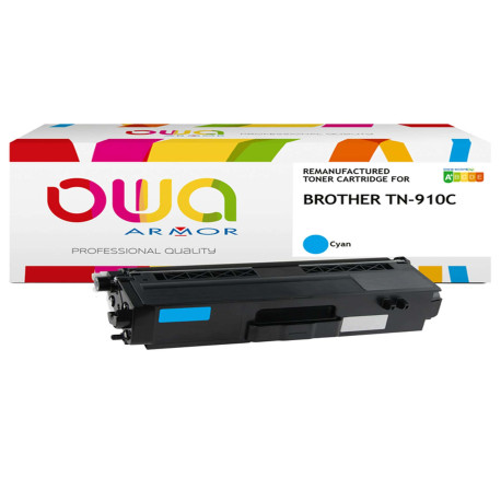 Armor - Toner Compatibile per Brother TN910 - Ciano - TN910C-STA - 9.000 pag
