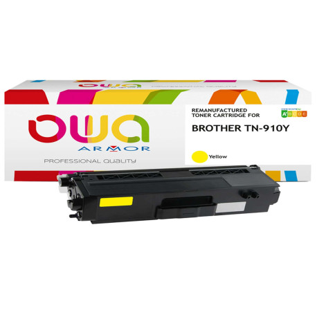 Armor - Toner Compatibile per Brother TN910 - Giallo - TN910Y-STA - 9.000 pag