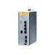 Allied Telesis AT IE200-6GT - Switch - gestito - 4 x 10/100/1000 + 2 x Gigabit SFP - montabile su rail DIN, montaggio a parete 