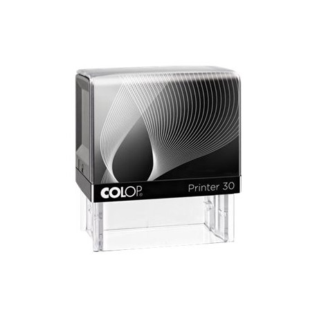 COLOP Printer Standard G7 30 - Timbro - autoinchiostrante - nero - testo personalizzabile - 18 x 47 mm - nero