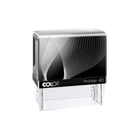 COLOP Printer Standard G7 40 - Timbro - autoinchiostrante - nero - testo personalizzabile - 23 x 59 mm - nero