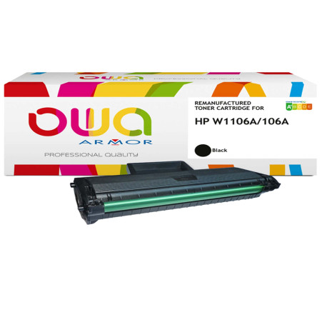 Armor - Toner Compatibile per Hp 106A - Nero - W1106A - 3.000 pag