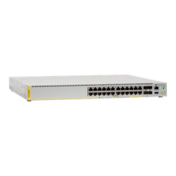 Allied Telesis AT IX5-28GPX - Switch - L3 - gestito - 24 x 10/100/1000 (PoE+) + 4 x 10 Gigabit Ethernet / 1 Gigabit Ethernet SF