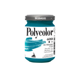 Colore vinilico Polycolor - 140 ml - blu primario cyan - Maimeri