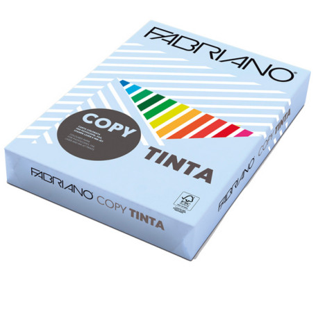 Carta Fabriano Colore - A4 - 160 gr - colori tenui celeste - Fabriano - conf. 250 fogli