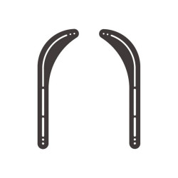 Neomounts NS-SB100 - Kit montaggio (2 staffe di montaggio) - per sound bar - nero