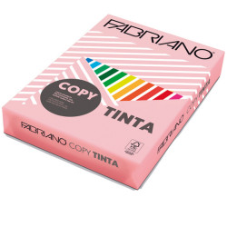 Carta Fabriano Colore - A4 - 160 gr - colori tenui rosa cipria - Fabriano - conf. 250 fogli