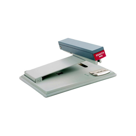 Cucitrice da tavolo Zenith 502 - max 35 fogli - profondità cucitura 108 mm - grigio - Zenith