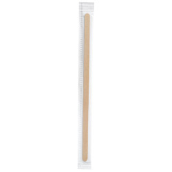 Palettina caffè - in busta singola - 11 cm - legno - Signor Bio - conf. 100 pezzi