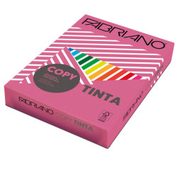 Carta Fabriano Colore - A4 - 80 gr - colori forti fucsia - Fabriano - conf. 500 fogli