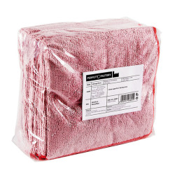 Panni microfibra Ultrega - 40 x 40 cm - rosso - PerfettoFactory - conf. 10 pezzi
