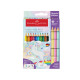 Astuccio 10 matite Colour Grip + 3 matite Sparkle - colori assortiti - Faber-Castell