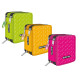 Astuccio 3 zip collezione Stilnovo - 19,5 x 7,5 x 12,9 cm - PL- colori neon assortiti - Giotto