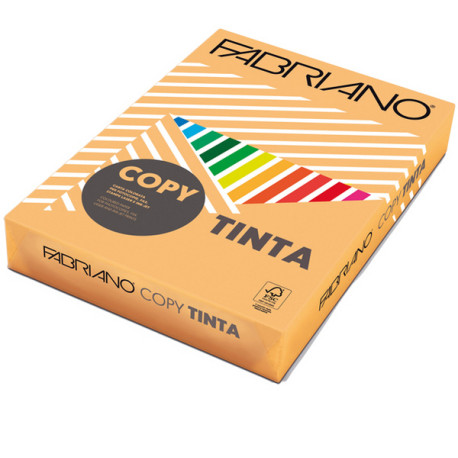Carta Fabriano Colore - A4 - 80 gr - colori tenui albicocca - Fabriano - conf. 500 fogli