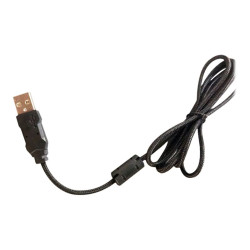Conceptronic DJEBBEL - Mouse - ergonomico - ottica - 7 pulsanti - cablato - USB - nero