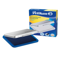 Cuscinetto per timbri - 5 x 7 cm - blu - Pelikan