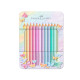 Astuccio matite colorate Sparkle Pastel - colori assortiti - Faber-Castell - conf. 12 pezzi