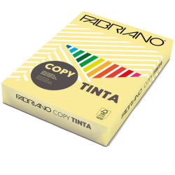 Carta Fabriano Colore - A4 - 80 gr - colori tenui banana - Fabriano - conf. 500 fogli