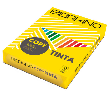 Carta Fabriano Colore - A4 - 80 gr - colori tenui cedro - Fabriano - conf. 500 fogli