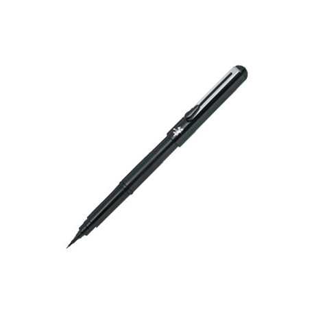 Pentel POCKET BRUSH - Penna con punta a pennello - nero - inchiostro pigmentato - medio