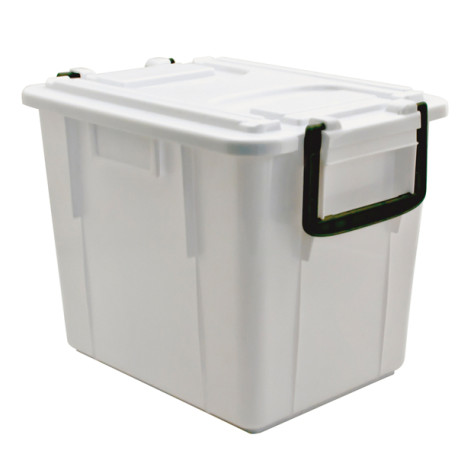 Contenitore Foodbox con coperchio - 38x28x30 cm - 20 L - PPL riciclabile - bianco - Mobil Plastic
