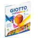 Pastello Supermina - mina 4 mm - colori assortiti - Giotto - astuccio 18 pezzi