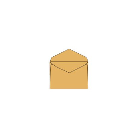 Pigna POSTALE - Busta - International C4 (229 x 324 mm) - triangolare - apertura laterale - giallo - pacco da 250