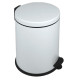 Pattumiera a pedale New Bin Basic - 12 L - metallo verniciato - bianco - Medial