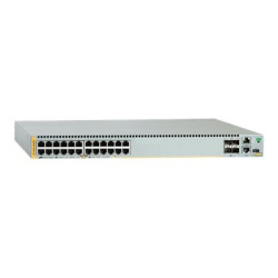 Allied Telesis AT x930-28GPX - Switch - L3 - gestito - 24 x 10/100/1000 (PoE+) + 4 x 1 Gigabit / 10 Gigabit SFP+ - desktop, mon