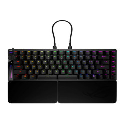 ASUS ROG Falcata, 75%, Con cavo e senza cavo, USB + RF Wireless + Bluetooth, Magnetic-mechanical key switch, LED RGB, Nero