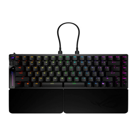 ASUS ROG Falcata, 75%, Con cavo e senza cavo, USB + RF Wireless + Bluetooth, Magnetic-mechanical key switch, LED RGB, Nero