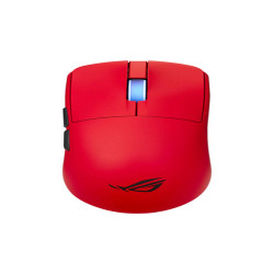 ASUS ROG Harpe II Ace RED, Mano destra, Ottico, RF Wireless + Bluetooth + USB Type-A, 42000 DPI, Rosso