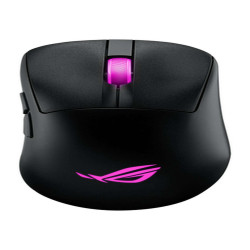 ASUS ROG Keris II Origin BLK, Mano destra, Ottico, RF Wireless + Bluetooth + USB Type-A, 42000 DPI, Nero